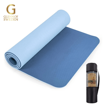 Ekologisk Dubbel Lager TPE Yogamatta 1 - Glenn of SWEDEN